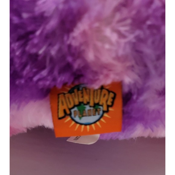 Adventure Planet Tye Dye Brights Purple Monkey Plush Ape Stuffed Animal 12" Toy - Picture 6 of 7